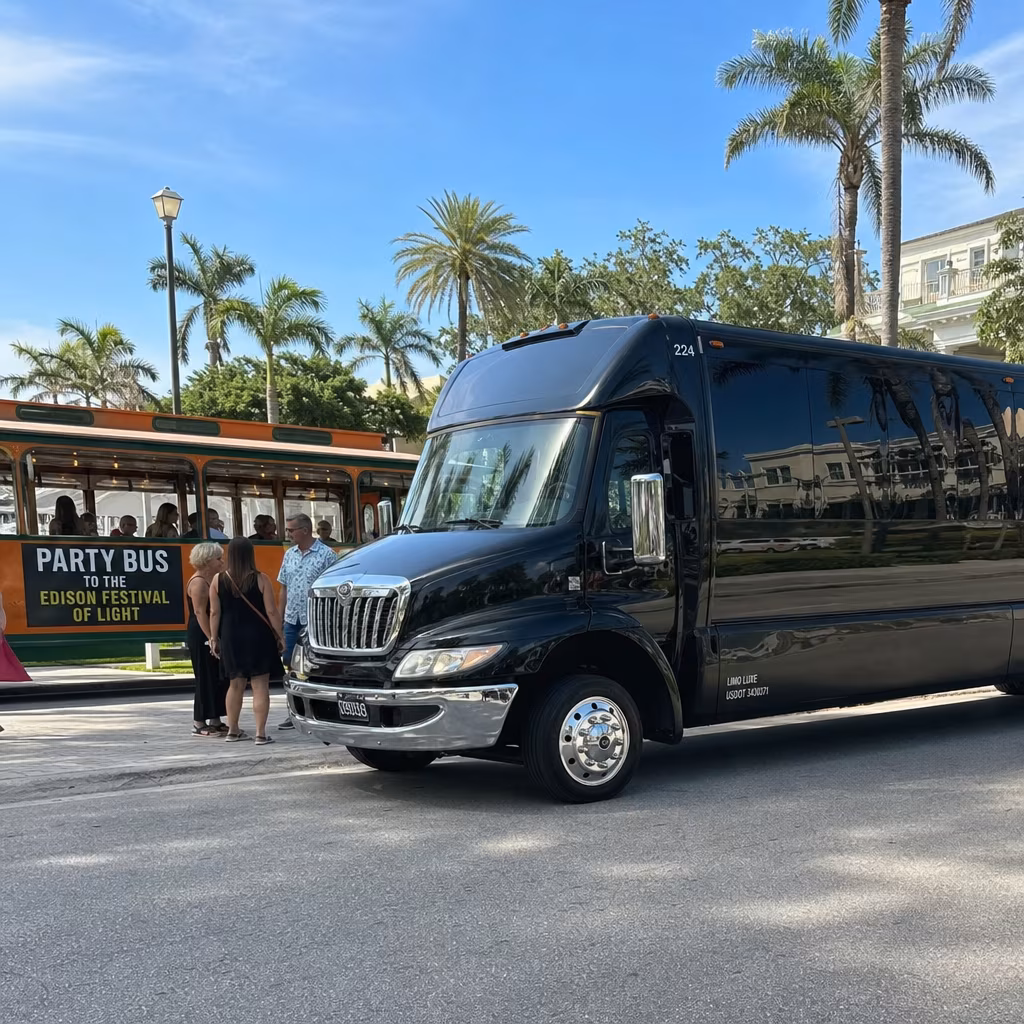 Party Bus to the Edison Festival of Light