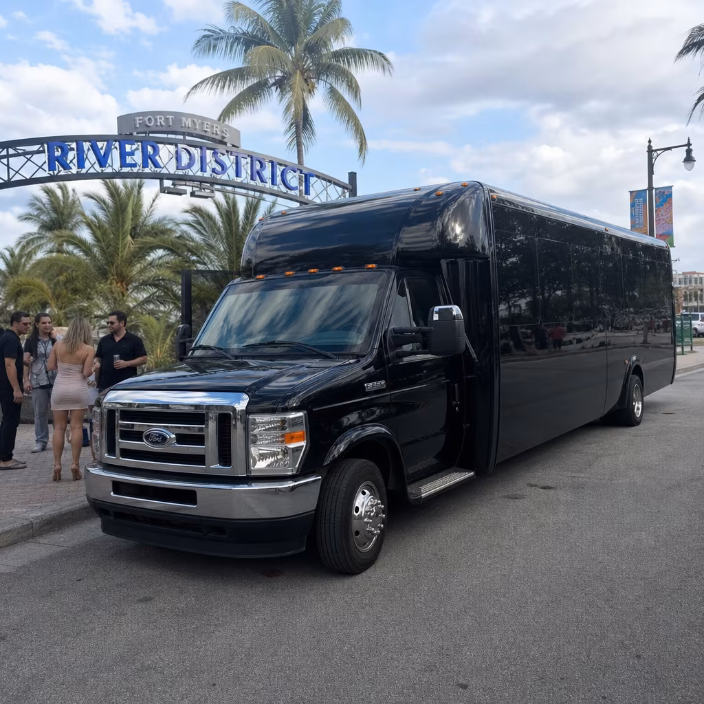 Party Bus to the Fort Myers River District