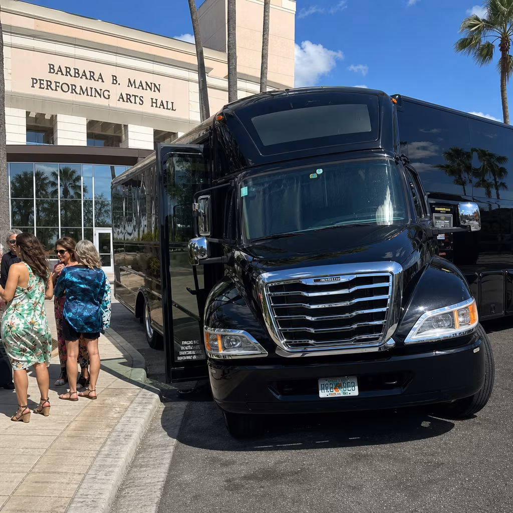 Rent a Bus to Barbara B. Mann Performing Arts Hall
