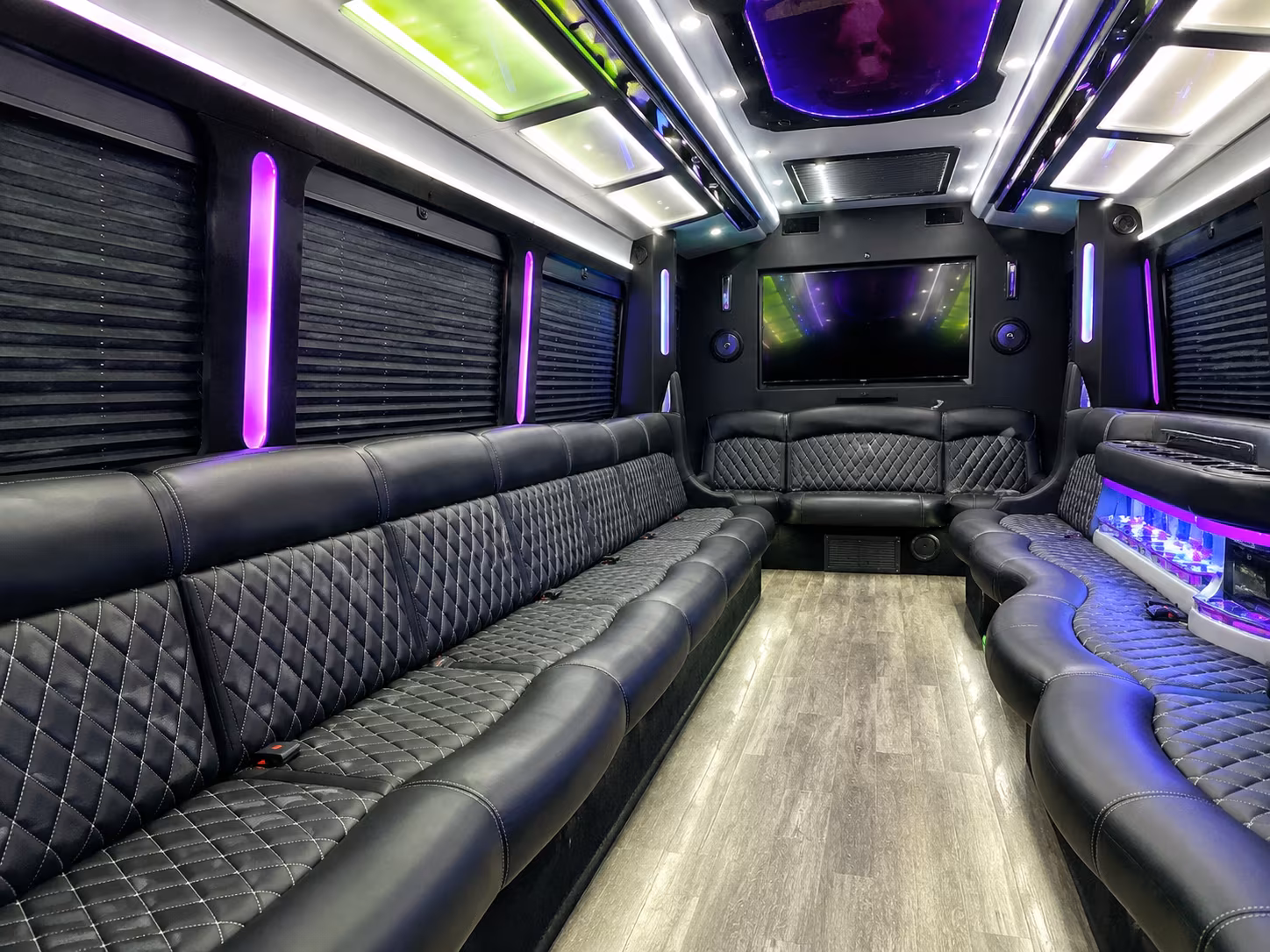 Fort Myers Bachelor & Bachelorette Transportation party bus exterior
