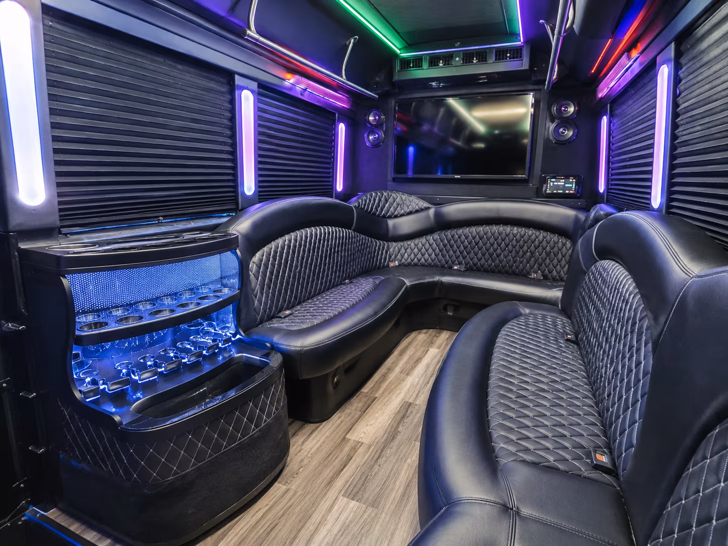 Fort Myers Bachelor & Bachelorette Transportation party bus exterior