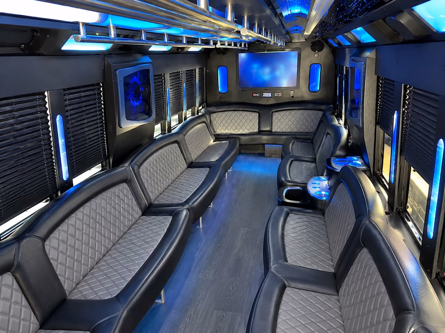 Fort Myers Private Event Transportation party bus exterior