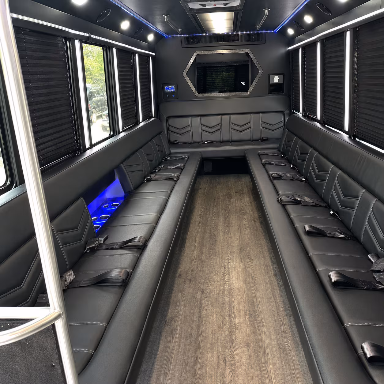 Fort Myers Private Event Transportation party bus exterior