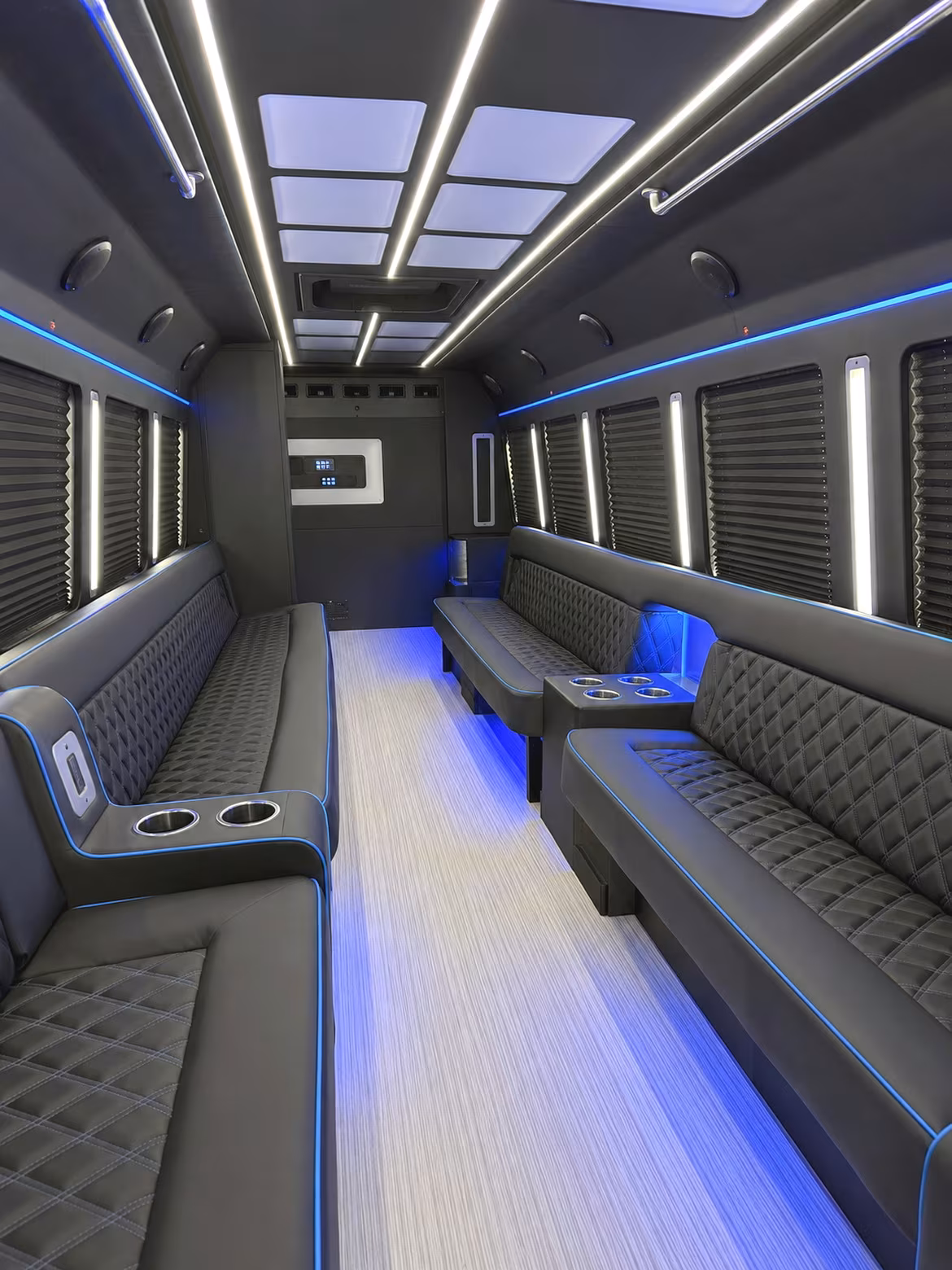 Fort Myers Prom & Homecoming Transportation party bus interior