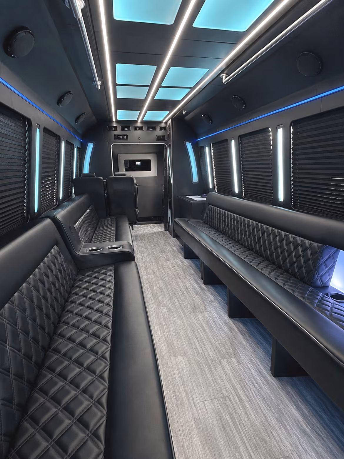 Fort Myers Prom & Homecoming Transportation party bus interior