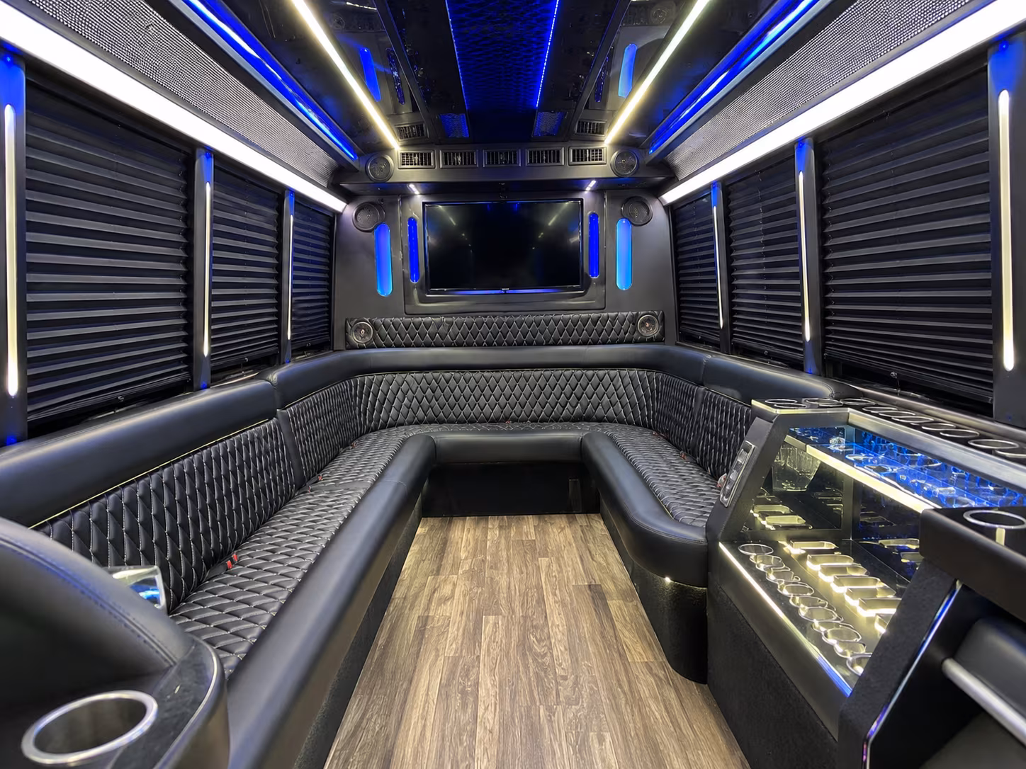 Fort Myers Prom & Homecoming Transportation party bus exterior