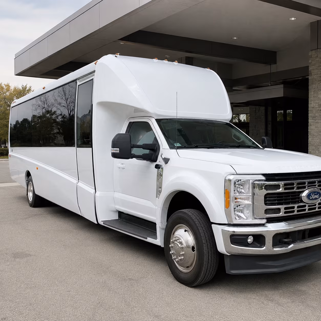 Fort Myers School Event Transportation party bus exterior