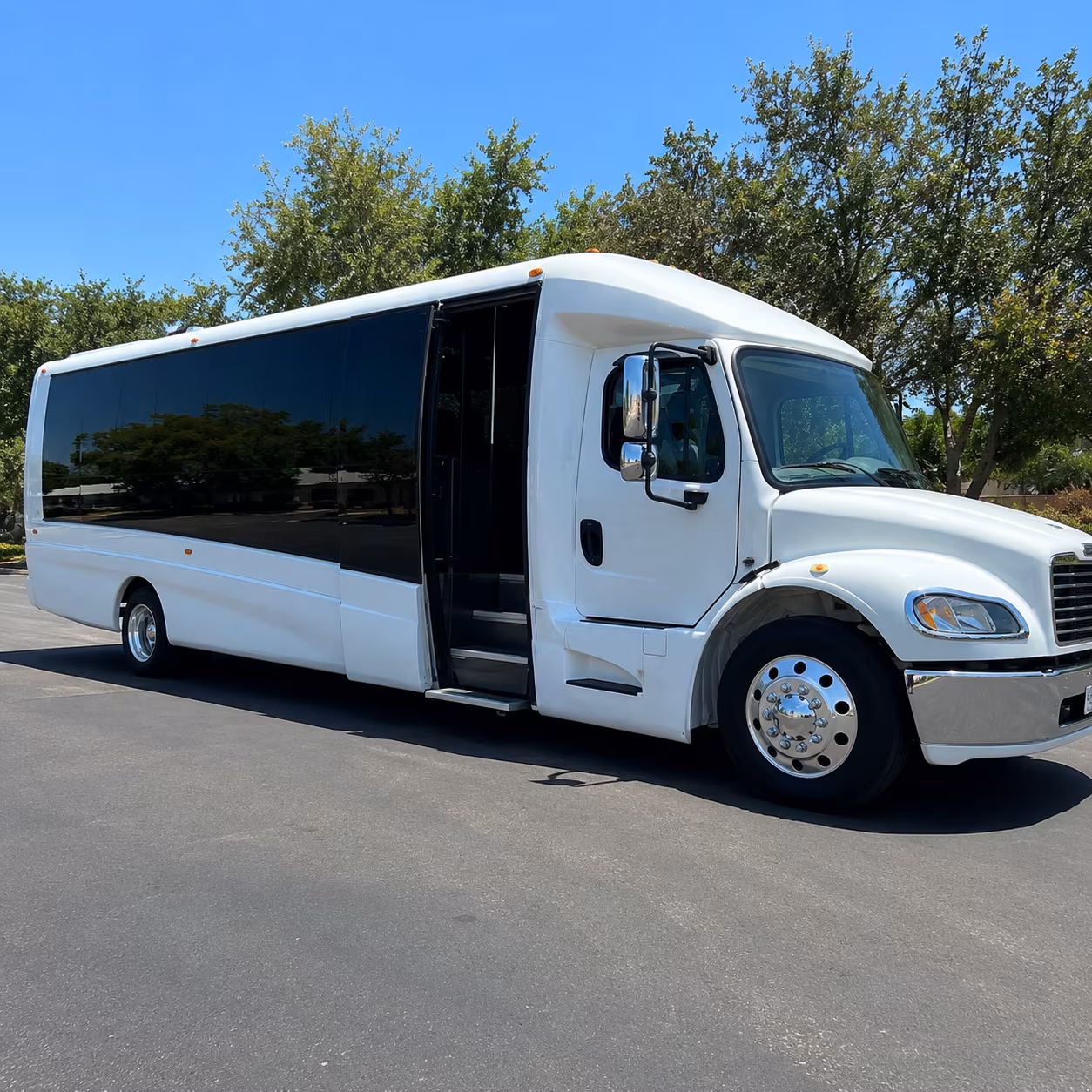 Fort Myers School Event Transportation party bus exterior