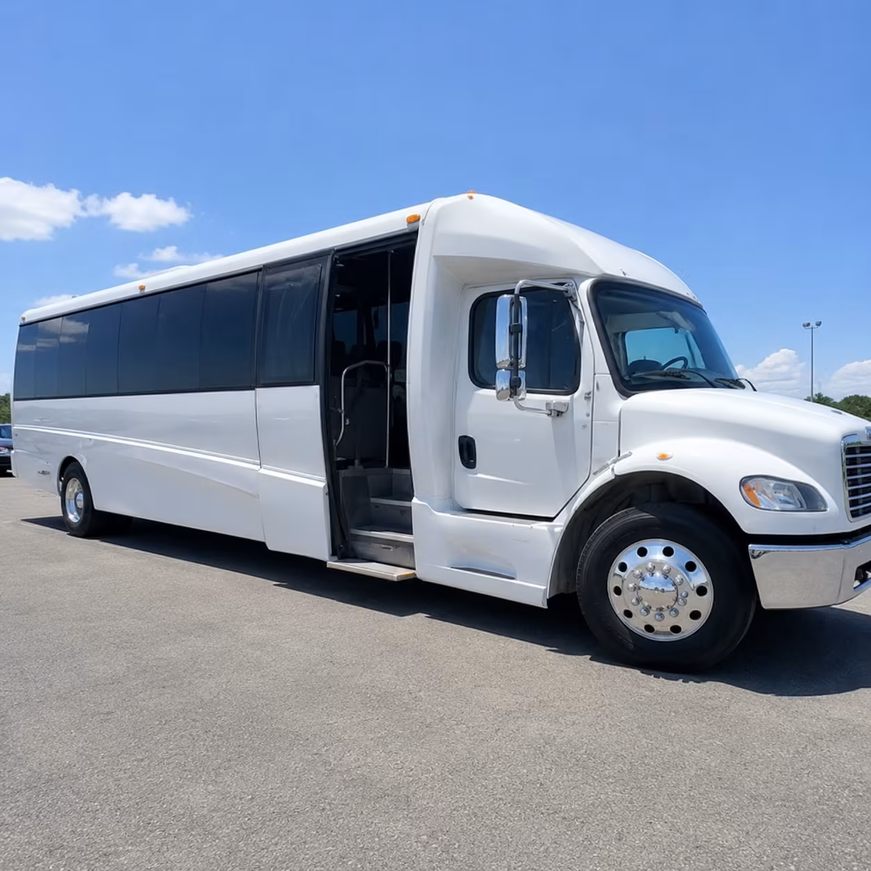 Fort Myers School Event Transportation party bus interior