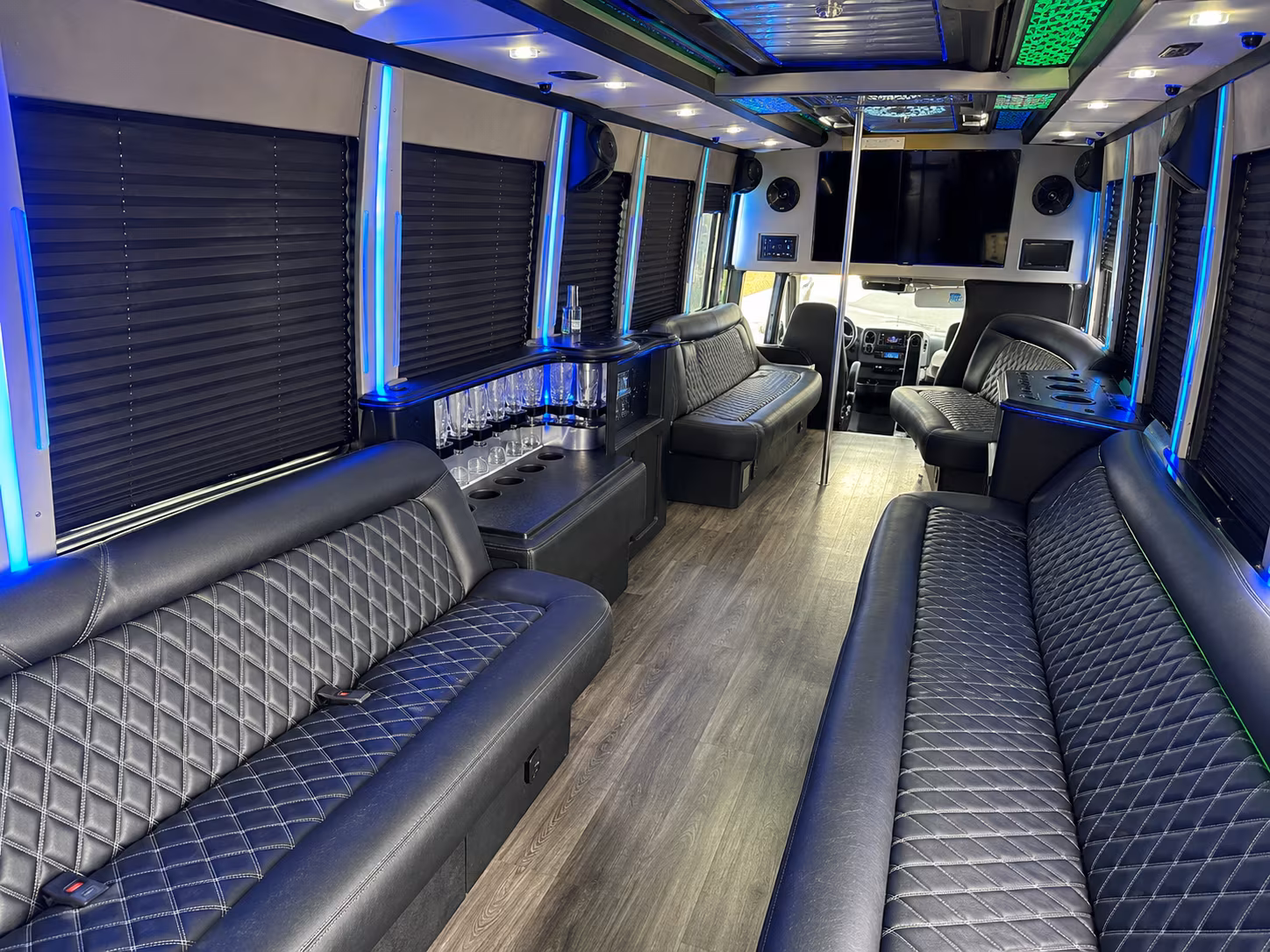Fort Myers Wedding Transportation party bus exterior