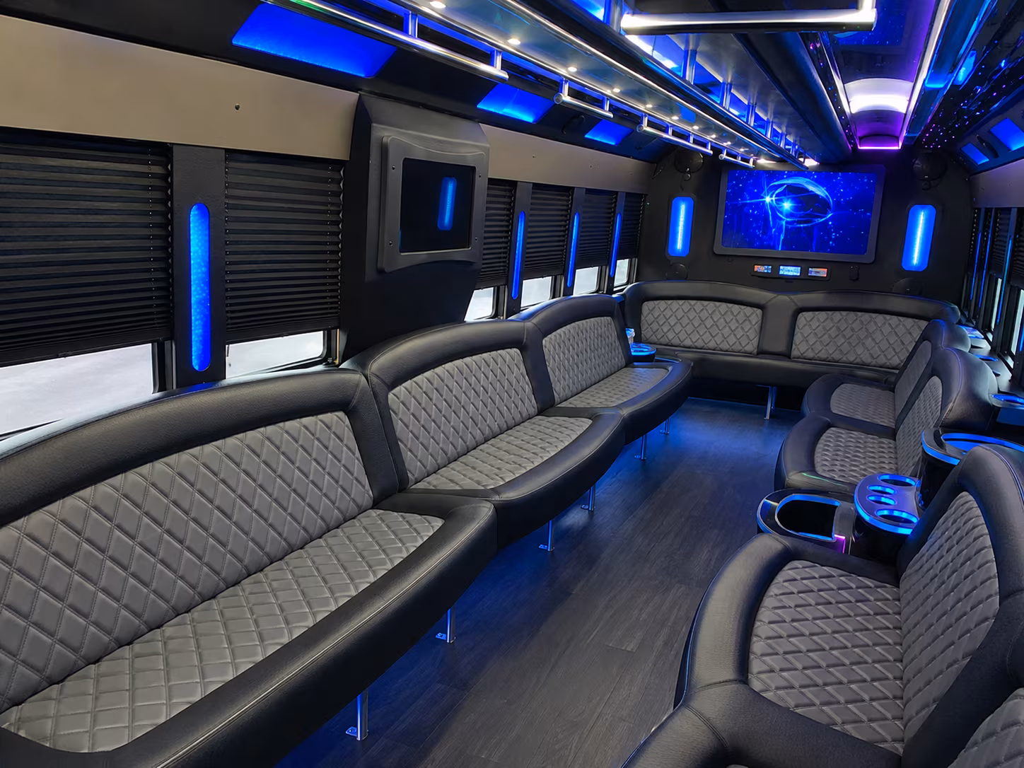Fort Myers Wedding Transportation party bus exterior