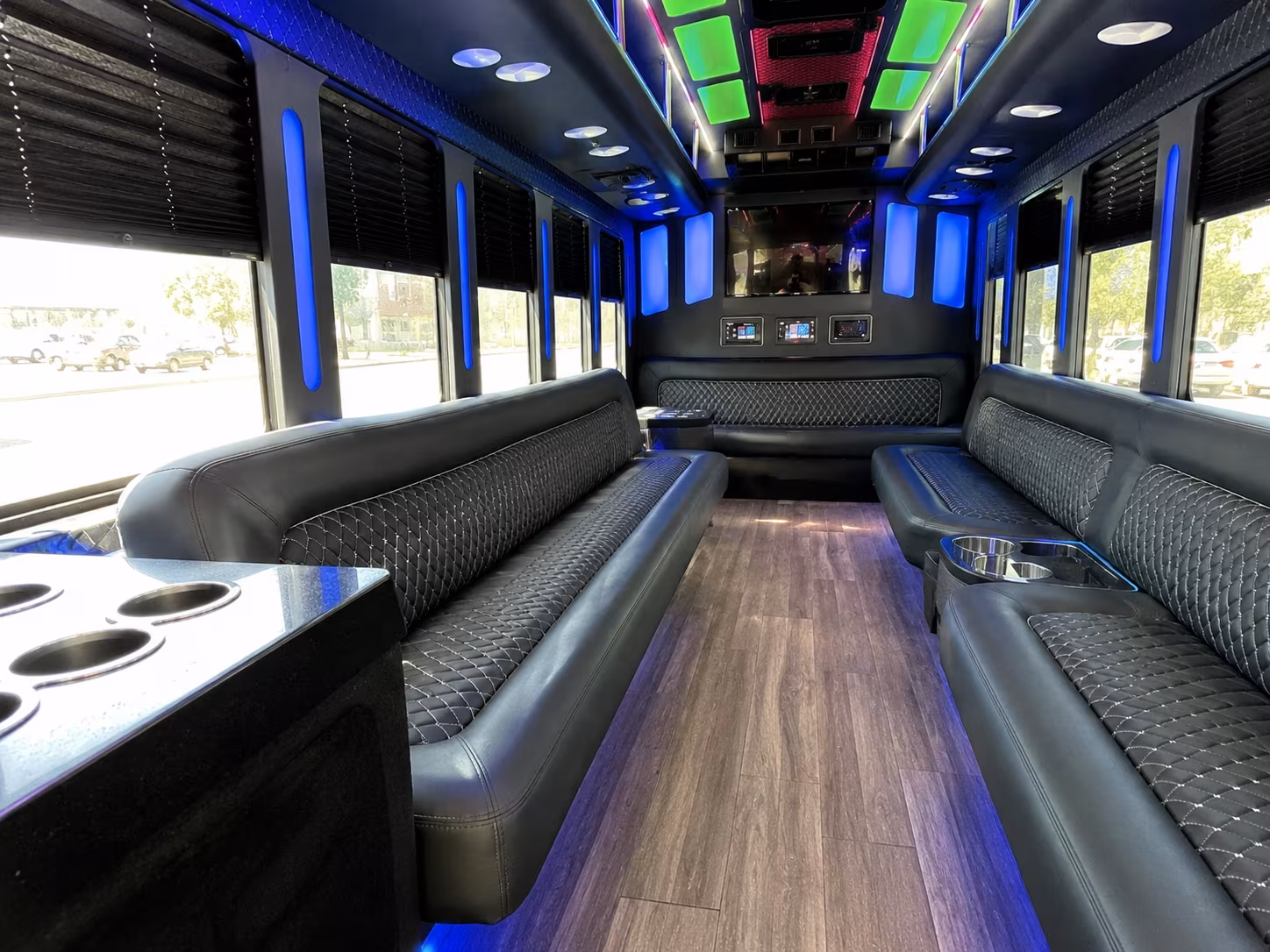 Fort Myers Wedding Transportation party bus exterior