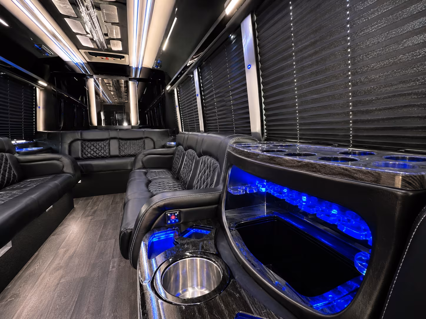 Fort Myers Winery Tour & Pub Crawl Transportation party bus exterior