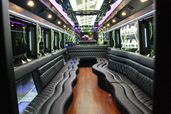 St Petersburg 25 Passenger Limo bus Interior
