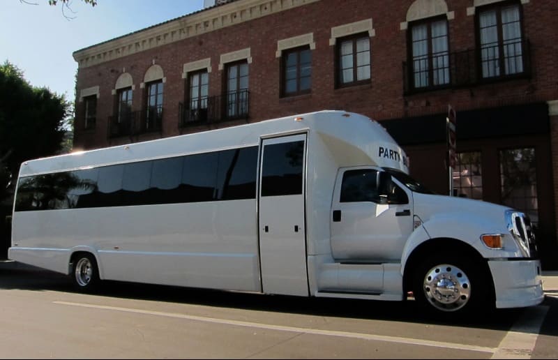 Kissimmee 30 Passenger Party Bus White